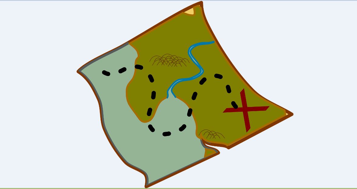 Mapa ze skarbami (8+)