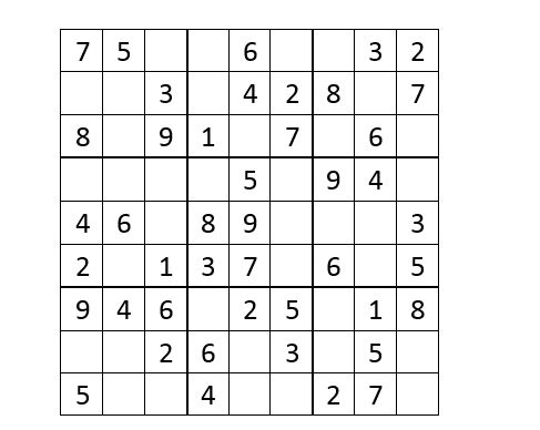 Sudoku 9×9 (10+)