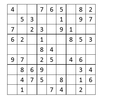 Sudoku 9×9 (10+)
