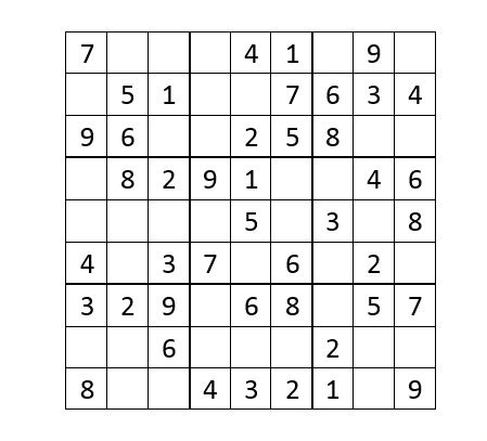 Sudoku 9×9 (10+)
