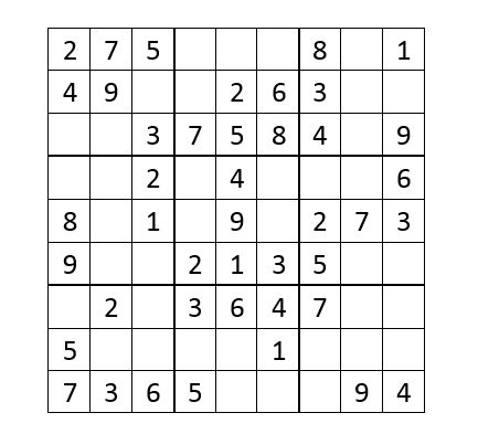Sudoku 9×9 (10+)