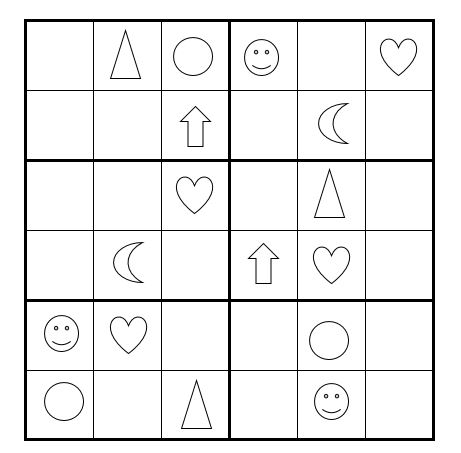 Sudoku 6×6 (8+)