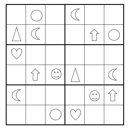 Sudoku 6×6 (8+)