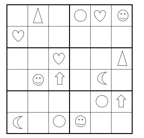 Sudoku 6×6 (8+)